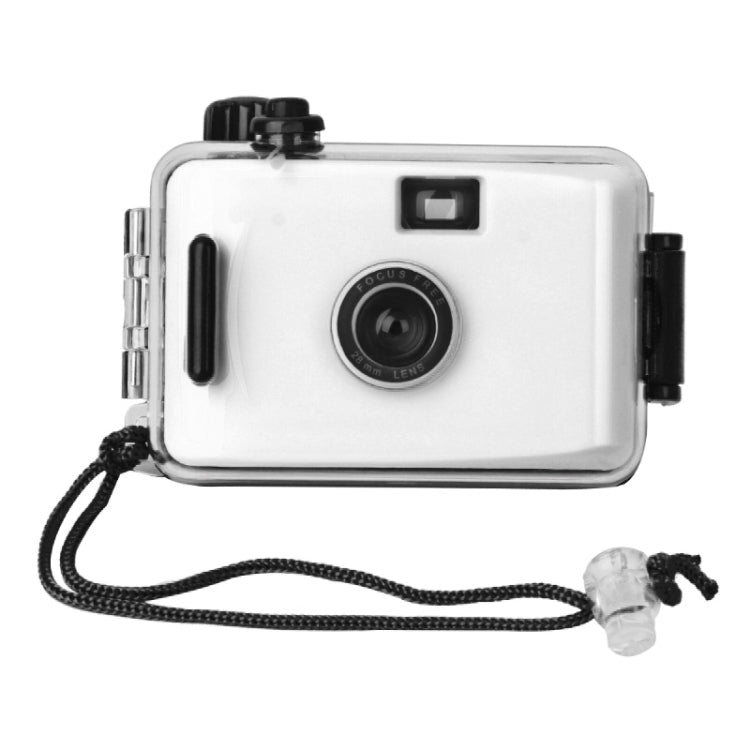 SUC4 5m Waterproof Retro Film Camera Mini Point-and-shoot Camera for Children, Pink, Baby Blue, White, Yellow, Black White SUC4 5m Waterproof Retro Film Camera Mini Point-and-shoot Camera for Children, Pink, Baby Blue, White, Yellow, Black White
